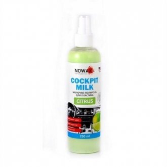 NX25226 NOWAX NOWAX Молочко для панелі приладів/ Cockpit Milk/ Citrus 250ml ,(24шт./ящ.)