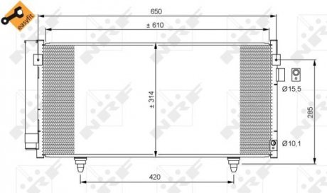 35855 NRF Конденсатор NRF 35855