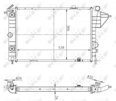 513508A NRF 513508A NRF Радиатор охолодження