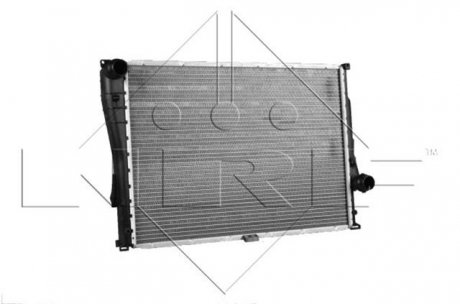 519517 NRF Радиатор охлаждения двигателя MITSUBISHI Carisma 95- (выр-во NRF)