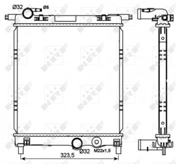 53101 NRF Радиатор NRF 53101