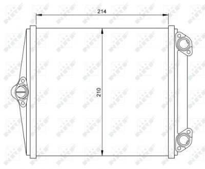 54248 NRF Радіатор NRF 54248