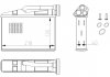 54409 NRF Радиатор печки BMW 5 (E39) 2.0-2.8i 97-03 (M52/M47/M51/M54/M57/M62) NRF 54409 (фото 1)