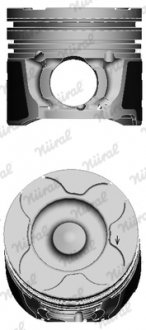 87-424000-00 NURAL Поршень з кільцями PSA 75.0 9HX(DV6ATED4)/9HY/9HZ(DV6TED4) (вир-во NURAL)