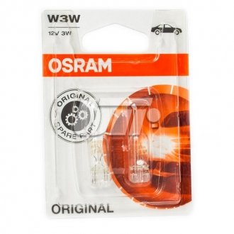 2821-02B OSRAM Лампа W3W; W3W 12V 3W W2,1X9,5D 2шт