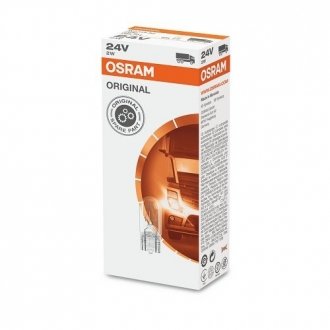 2840 OSRAM ЛАМПА 24V 2W W2.1x9.5d FS STANDARD