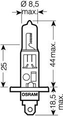 4050300504544 OSRAM Автомобільна лампа