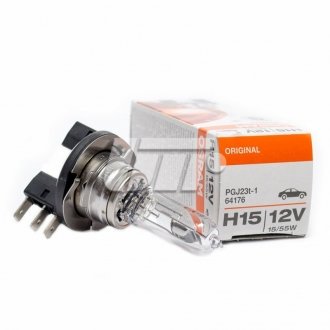 64176 OSRAM Лампа розжарювання H15 55/15W 12V PGJ23T-1 (Дал.)