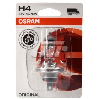 64196-01B OSRAM ЛАМПА H4 24V 75W P43t BLI STANDARD