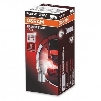 7511TSP OSRAM ЛАМПА P21W 24V 21W BA15s UNV Truckstar PRO