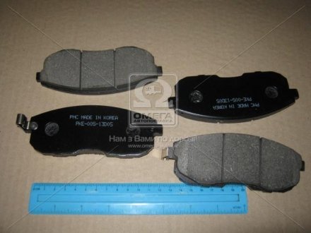 PKE-005 PARTS-MALL Колодка гальм. диск. NISSAN TIIDA(C11X) 07- (вир-во PARTS-MALL)