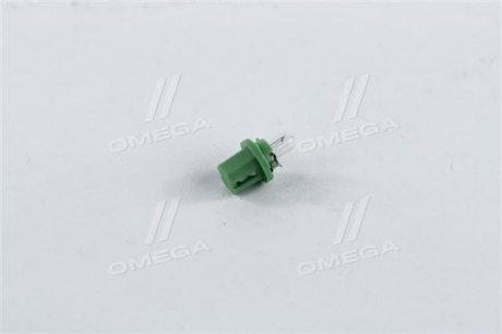 12604CP PHILIPS Лампа розжарювання BAX B8,5d Green 12V 2W (вир-во Philips)