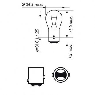 36316630 PHILIPS Автомобільна лампа