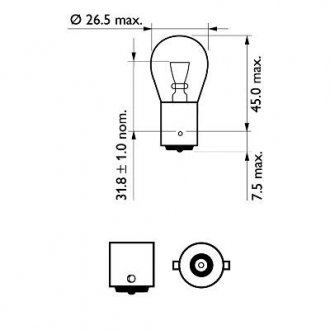 36318030 PHILIPS Автомобильная лампа