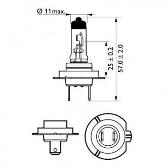 40607130 PHILIPS Лампа накаливания H7 Premium12V 55W