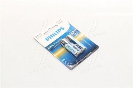 LR6E2B/10 PHILIPS Батарейка LR6/AA Ultra Alkaline Blister 2шт (вир-во Philips)