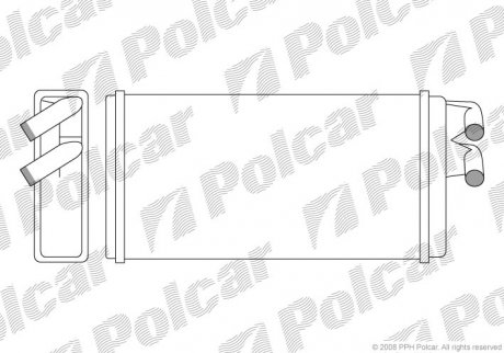 1315N8-1 Polcar Радіатор пічки Audi 100/200/A6