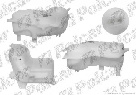 1334ZB-2 Polcar Бачок компенсационный Audi A4 2.5/2.7TDI 11.00-03.09