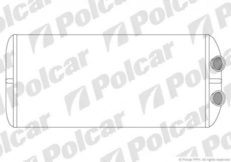 2329N8-3 Polcar Радиатор отопления салона CITROEN BERLINGO 1.6-2.0D 12.99-