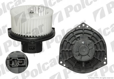 2500NU-1 Polcar Вентилятор салону Chevrolet Aveo 1.2-1.5 09.02-