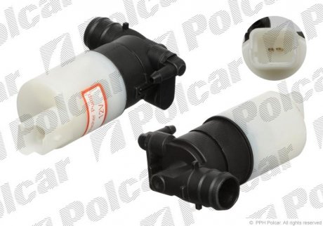 6012PS-1 Polcar Насос склоомивача Citroen Berlingo 06-/Renault Laguna II/Peugeot Partner 06-