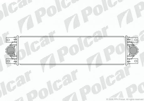 6042J8-1 Polcar Інтеркулер Renault Master/Opel Movano II 1.9/2.2/2.5 dCi 02-