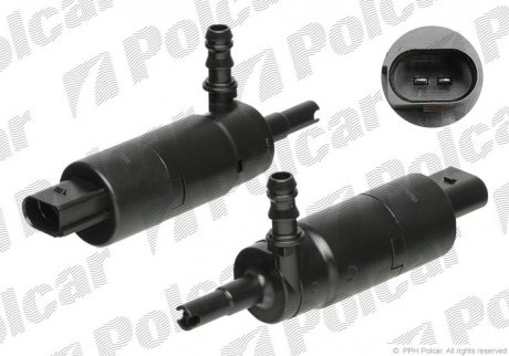 9555PS-1 Polcar Стеклоопрыскиватель фары (насос) BMW/VAG