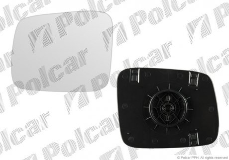 956654-M Polcar Вставка зеркала внеш. лев. VW T4, 90-03