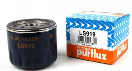 LS919 Purflux Фильтр масляный PURFLUX LS919