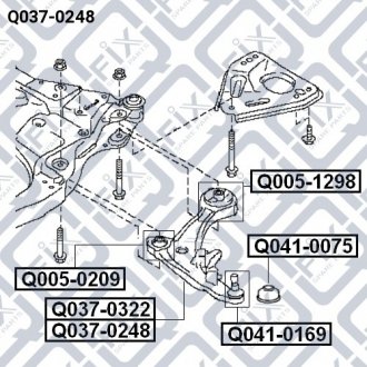 Q037-0248 Q-fix Важіль передньої підвіски