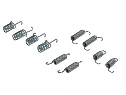 105-0004 QUICK BRAKE Комплект пружинок колодок стояночного гальма QUICK BRAKE 105-0004