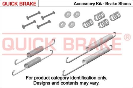 105-0682 QUICK BRAKE Комплект пружинок колодок ручника Fiat Tipo/Tempra/Strada/Marea 89- QUICK BRAKE 105-0682