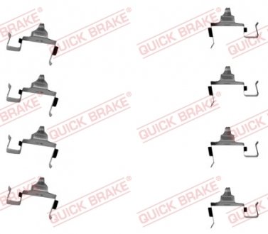 109-1697 QUICK BRAKE Монтажний компл.,гальм.колодки