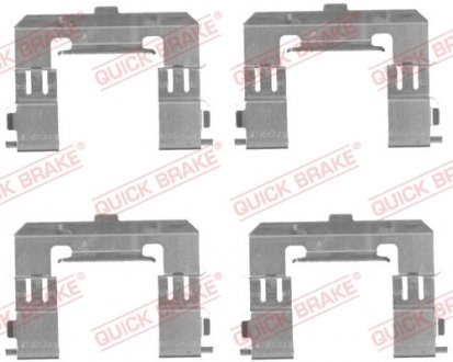 109-1715 QUICK BRAKE Планка супорта (переднього) прижимна (к-кт) Ford Ranger 99-12/Nissan Maxima 00-03 (TOKICO) QUICK BRAKE 109-1715