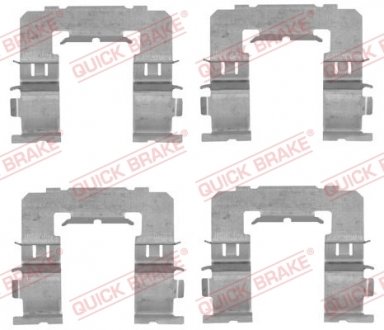 109-1742 QUICK BRAKE Монтажный комплект дисковых колодок QUICK BRAKE