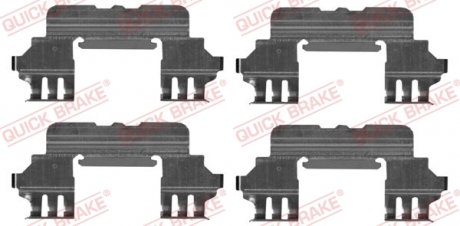 109-1860 QUICK BRAKE Планка супорта (переднього) прижимна (к-кт) Toyota Camry 11- (Bosch) QUICK BRAKE 109-1860