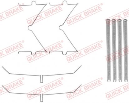 1091885 QUICK BRAKE Монтажный компл.,тормоз.колодки