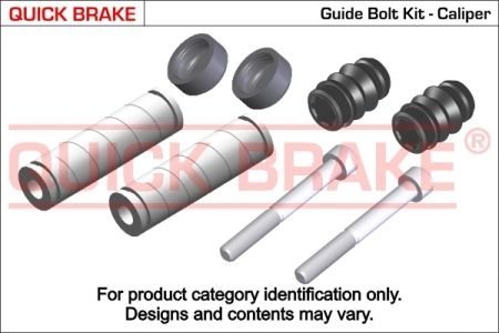 113-1333X QUICK BRAKE Направляюча супорта (переднього/к-кт) Renault Clio I/Rapid 85- QUICK BRAKE 113-1333X