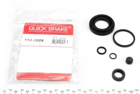 114-0024 QUICK BRAKE Ремкомплект супорта (заднього) VW Golf II/III/Passat -97 (d=38mm) QUICK BRAKE 114-0024