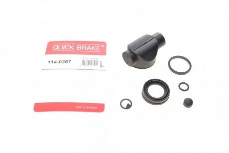 114-0267 QUICK BRAKE Ремкомплект супорта (заднього) Citroen ZX/Peugeot 205/206/306 86- (d=30mm) (Bendix) QUICK BRAKE 114-0267
