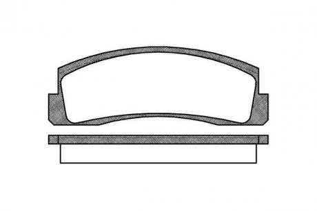 0103.00 REMSA Колодки тормозные дисковые