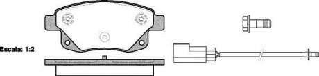 1252.02 REMSA Комплект тормозных колодок из 4 шт. дисков