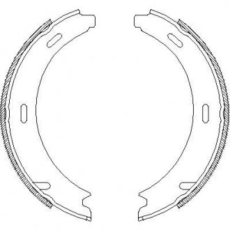 4093.01 REMSA Колодки гальмівні барабанні