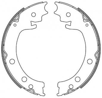 4629.00 REMSA Колодки гальмівні барабанні