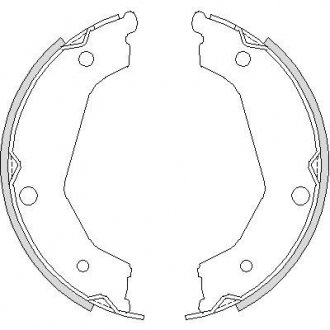 4732.00 REMSA Тормозные колодки барабаны