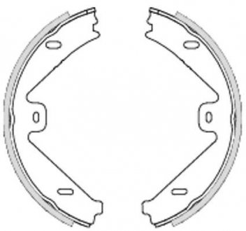 4754.00 REMSA Колодки тормозные барабанные