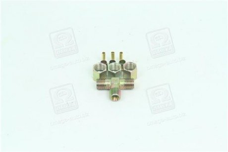 З\'єднувач різьбовий трійник (Dвнут.=6мм, М12х1,5) (метал) (RIDER) RD 01.01.64