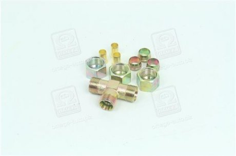 З\'єднувач різьбовий трійник (Dвнут.=12мм, М18х1,5) (метал) (RIDER) RD 01.01.67