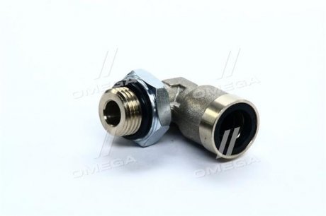 Фитинговое соединение угловое 12х1.5/M16x1.5 (латунь) (RIDER) RD 08.24.20