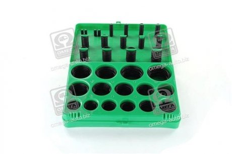 Набір кілець ущільнювальних чорні 500 шт. (діам. 2,8-50 мм) (RIDER) RD11500ZK